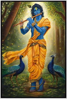 KRISHNA CANVAS PAINTING