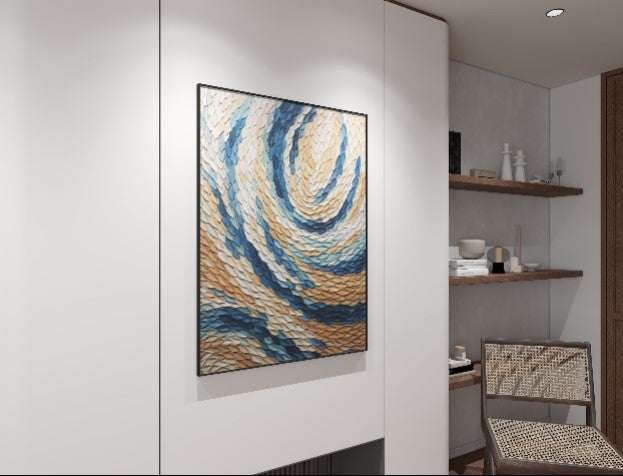 abstract  3D wall art