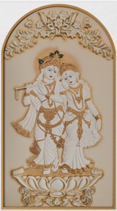 RADHA KRISHNA WALL ART