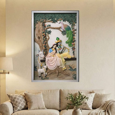 Radha Krishna Wall Art