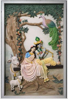 Radha Krishna Wall Art