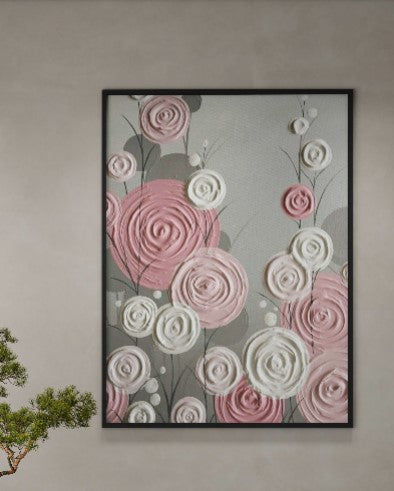 abstract  3D wall art