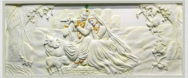 RADHA KRISHNA WALL ART