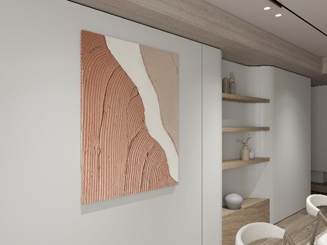 Abstract colorful texture wall art