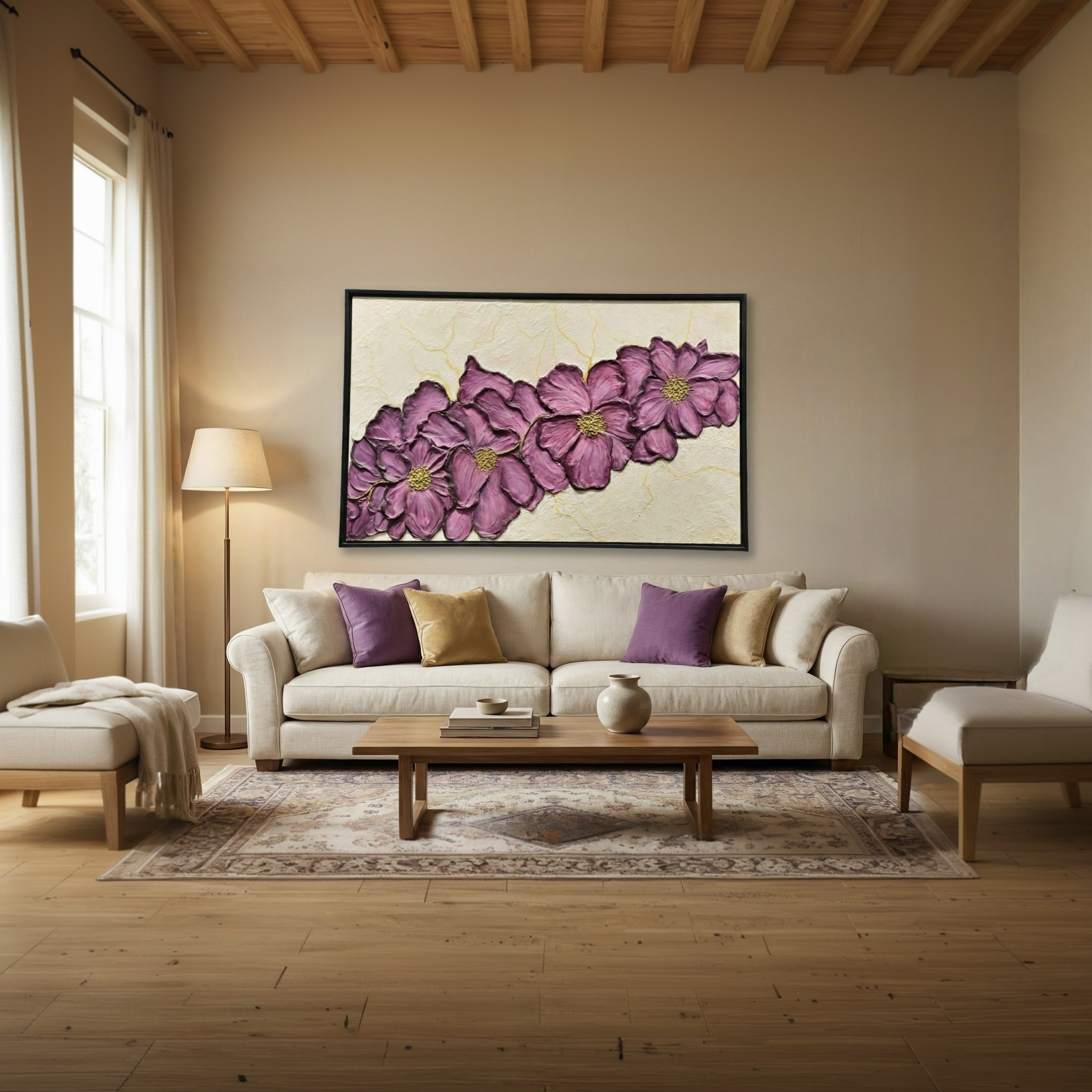 3D TEXTURE NATURE WALL ART