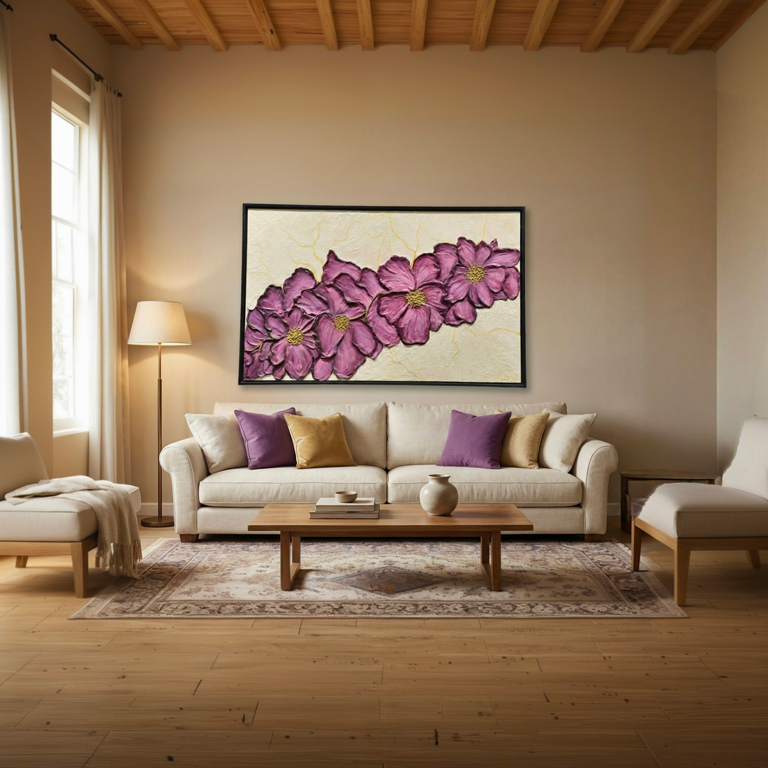3D TEXTURE NATURE WALL ART