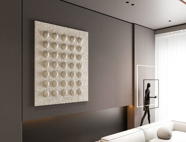 Abstract 3D Dot Wall Art