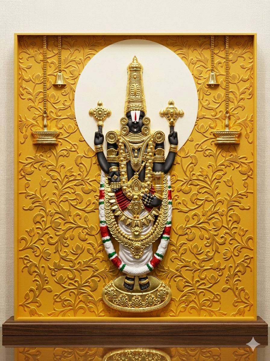 TIRUPATI BALIJI WALL ART