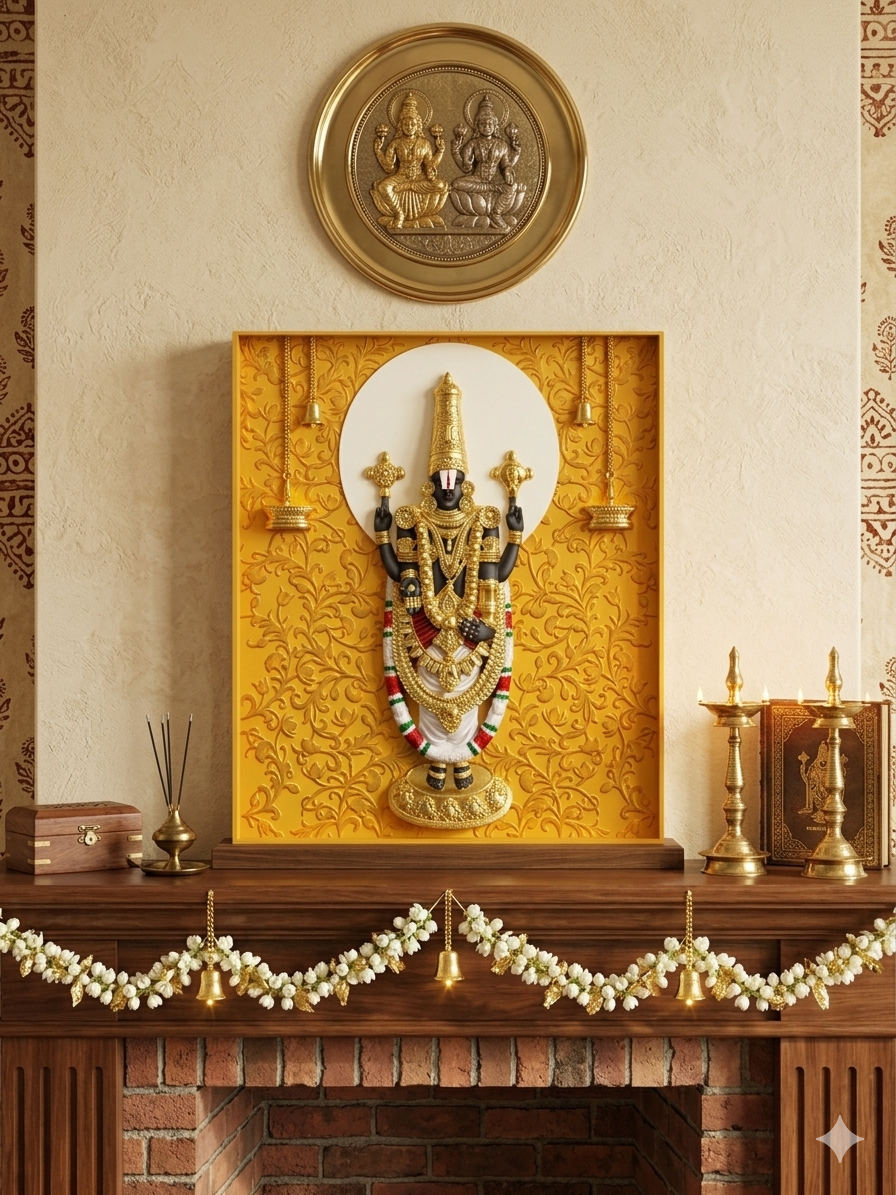 TIRUPATI BALIJI WALL ART