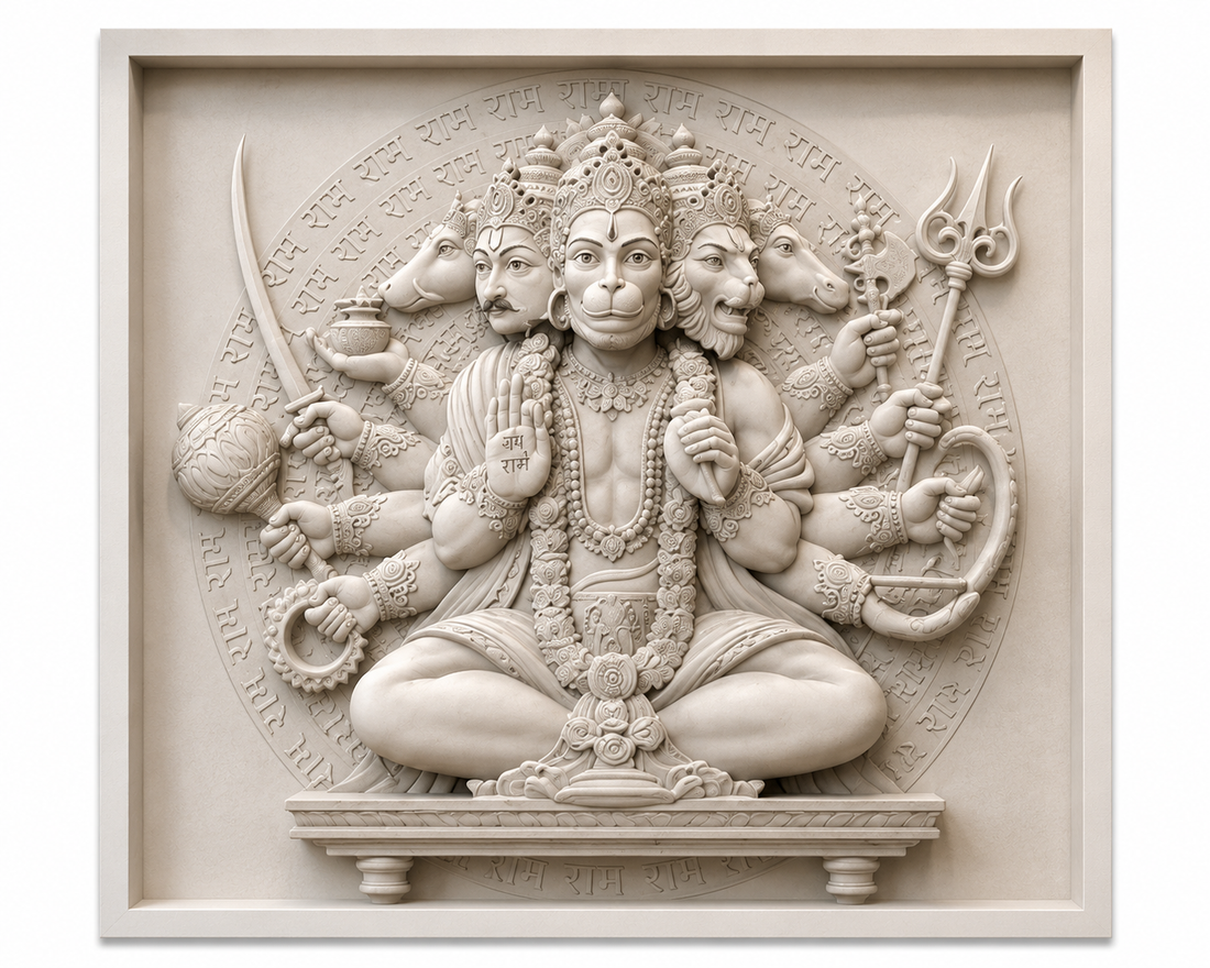 Panchmukhi Hanumanji Gray