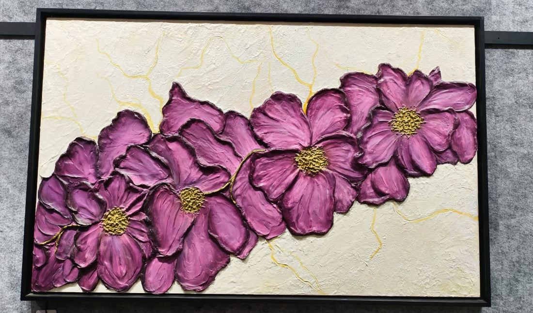 3D TEXTURE NATURE WALL ART