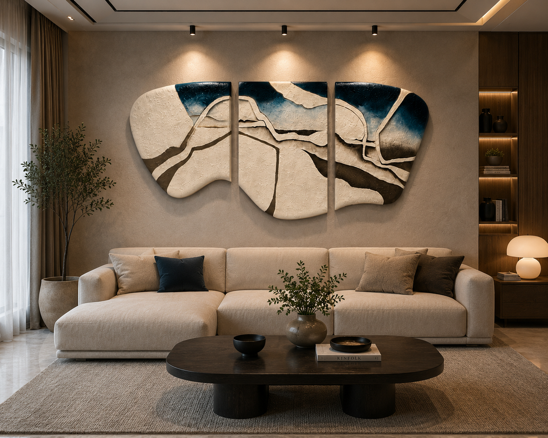 Wave Stone Art Oceanic Harmony