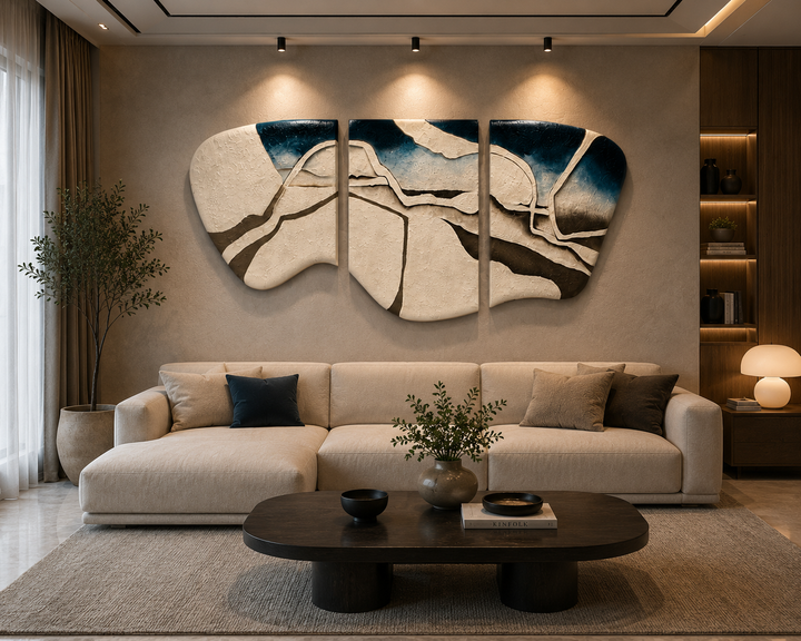 Wave Stone Art Oceanic Harmony